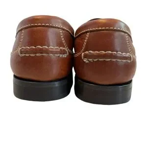 J. ALLAN PAYNE Tan Leather Tassel Loafers Men\'s Size 9 M Casual Shoes Moc Toe 1D_SNAFFLE-30__59643.  main image 3